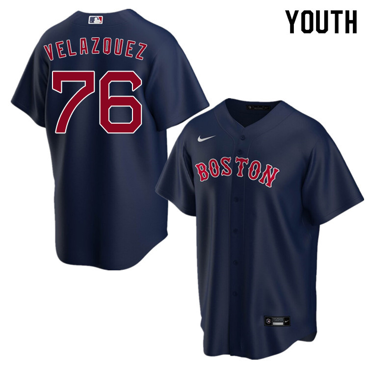 Nike Youth #76 Hector Velazquez Boston Red Sox Baseball Jerseys Sale-Navy
